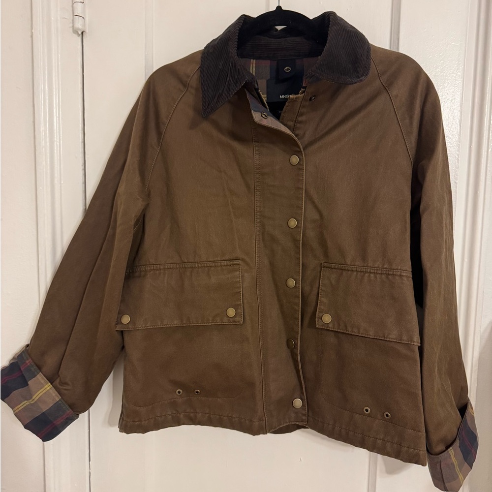 Mango Woman’s Corduroy Collar Work Jacket